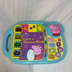 Peppa Pig Learn & Discover Book - Blue‎ and Yellow